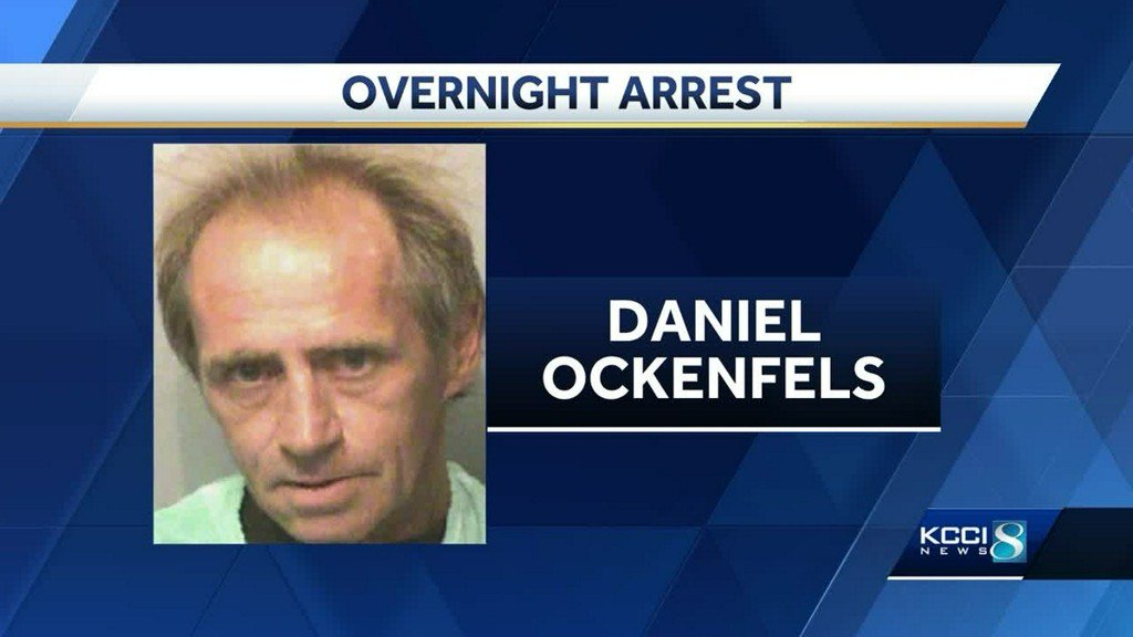 Police arrested an Iowa man after he allegedly started a fight with an officer and took the officer's taser. Des Moines police Sgt. Paul Parizek says an officer noticed a Honda Civic that had plates that didn't match the vehicle. When an officer attempted to stop the vehicle at East 29th Street and John Patterson Road the driver, later found to be 55-year-old Daniel Ockenfels, refused to pull over.