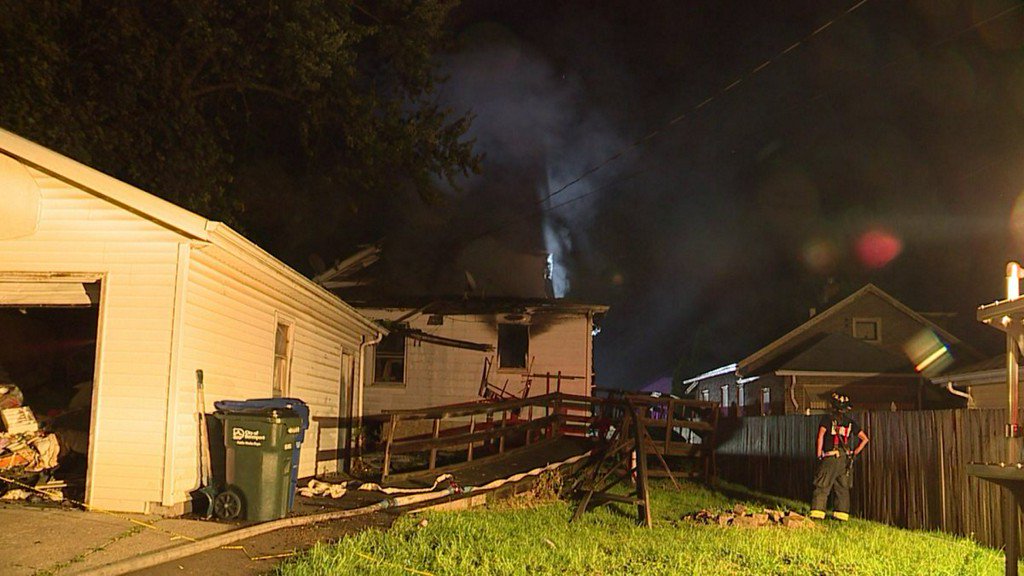 Firefighters were called to West Central Park Avenue and Division Street around 10:30 p.m. Sunday. Firefighters say the house was vacant at the time of the fire, and that the fire started inside the home. The house did suffer from some fire and water damage.