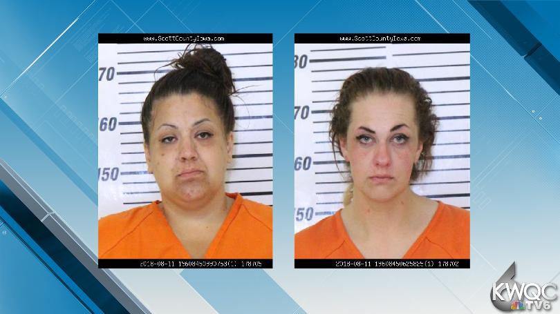 Police say Hoffman (left) entered a home and at gunpoint demanded money from the victim. Woods (right) acted as a lookout while Hoffman was inside, according to police.    