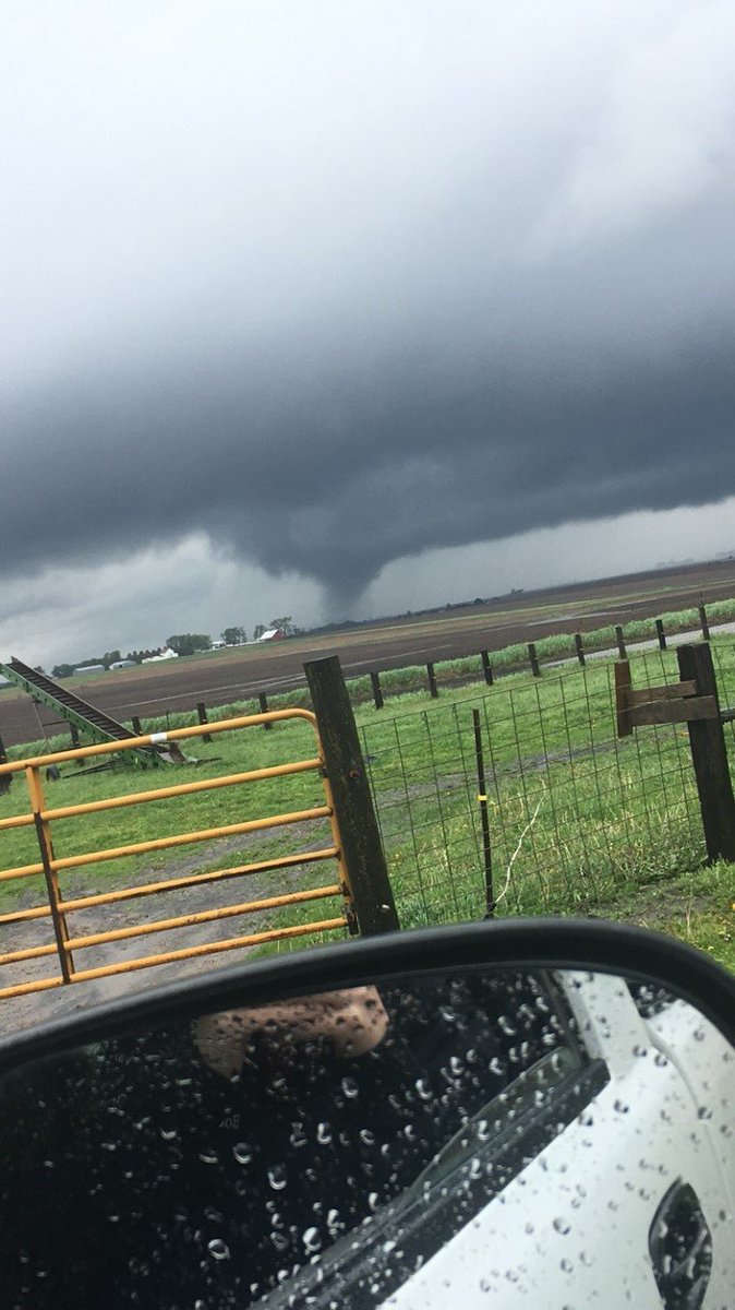 Tornado north of Elma, IA this afternoon.