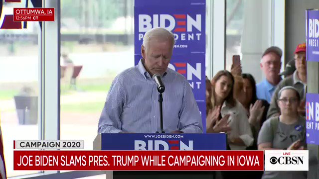 Joe Biden says President Trump is literally an existential threat to America      