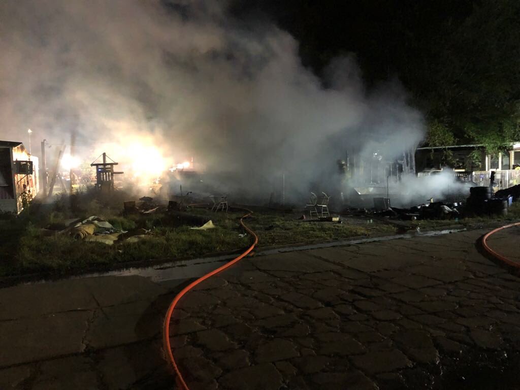 A Nevada home appears to be a total loss after a fire broke out early this morning