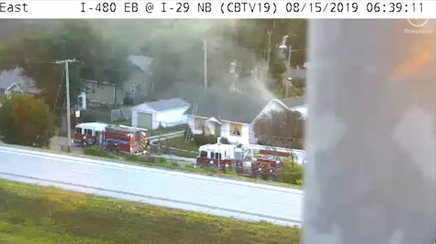 Council Bluffs firefighters were called to a house fire near 37th Street and Avenue A early Thursday morning