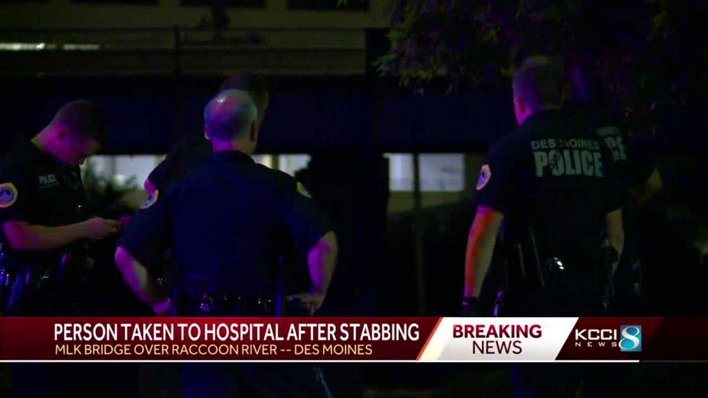 Police confirm an individual was transported to the hospital after a stabbing near Water Works Park 