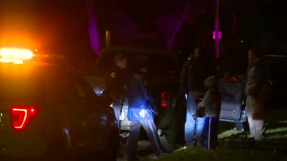 Des Moines police said a 7-year-old boy is safe Wednesday after someone stole a vehicle while he was asleep inside.