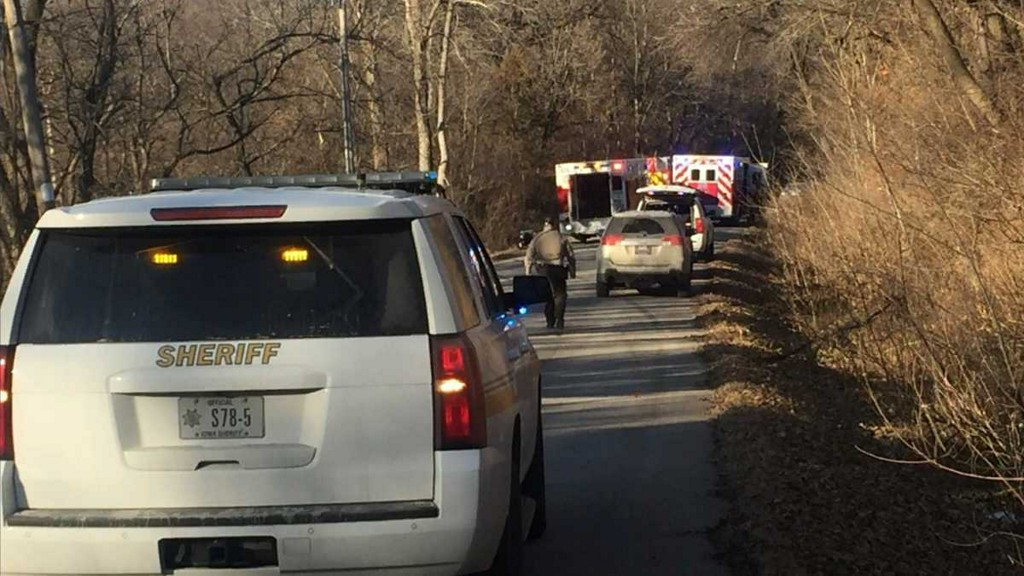 One person is critically hurt in a crash Saturday afternoon, according to Pottawattamie County officials.