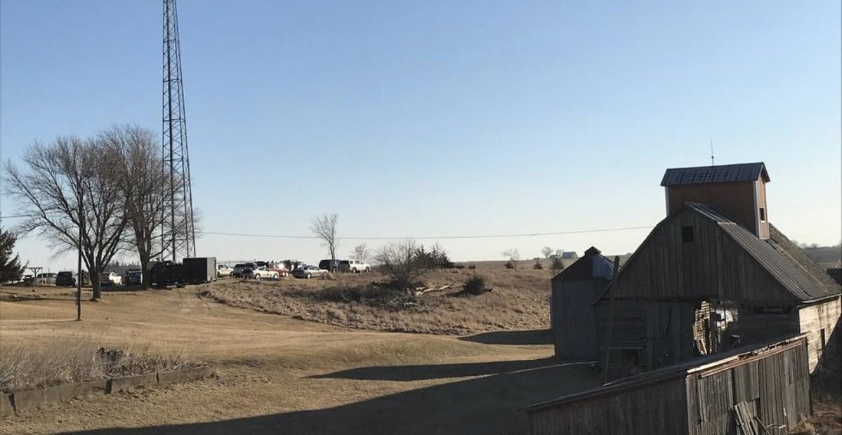 Suspect in custody after standoff near I-80 WB Exit 225 this morning. Jeremy Krapp, 31, accused of stealing car in Scott County last night and shooting at law enforcement in Iowa County and setting fires in field. Almost a dozen agencies responding