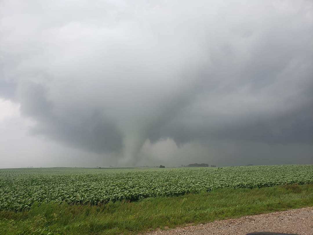 Here's another tornado that touched down in Jewell, IA  