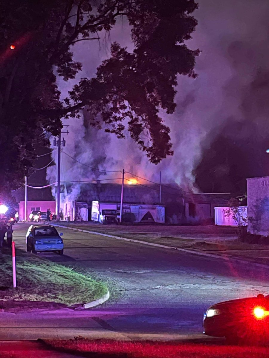crews on scene of a structure fire in the 1800 block of E Avenue NE in Cedar Rapids near the Mount Mercy athletic complex. 